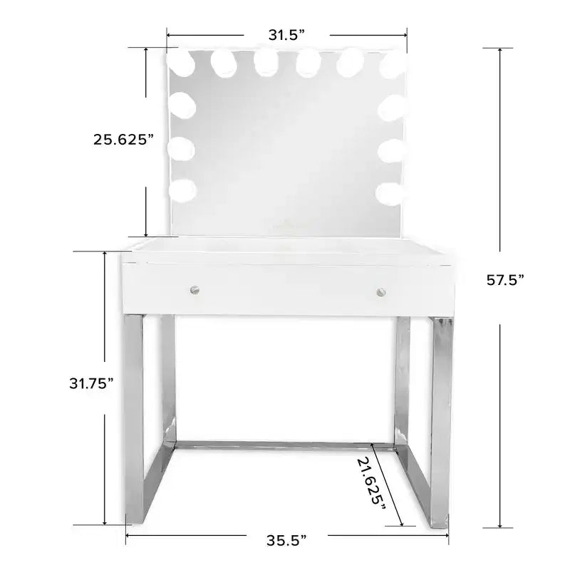 Table de maquillage Impressions Vanity SlayStation Scarlett