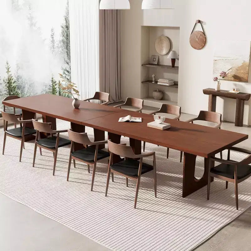 Longue Table à Manger pour 6-10 Personnes - Table de Cuisine, Table à Dîner Rectangulaire Moderne pour Cuisine, Salle de Conférence, Maison