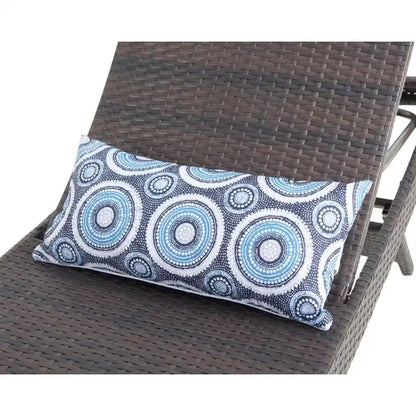 Chaises longues en osier tout temps - Lot de 2