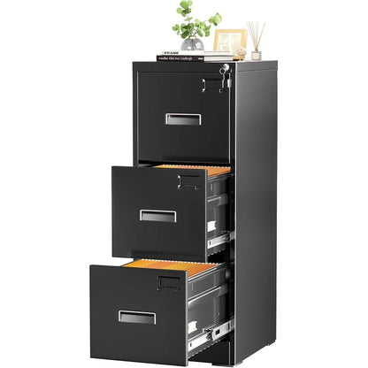 Classeur mobile/vertical à 3 tiroirs pour bureau à domicile