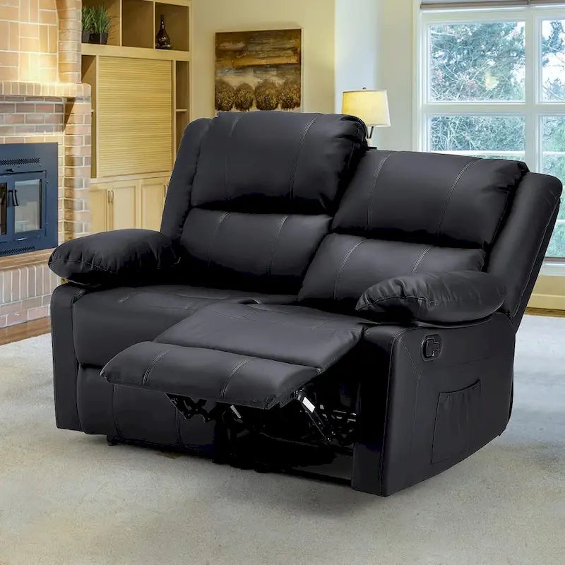 Causeuse inclinable 2 places AECOJOY avec fonction de chaleur et de massage