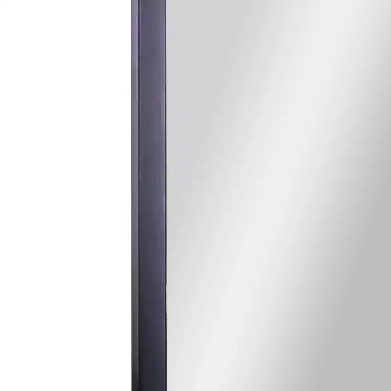 Flash Furniture Finlay Miroir Mural Pivotant en Métal - Grand Miroir de Maquillage d'Appoint pour Salle de Bain