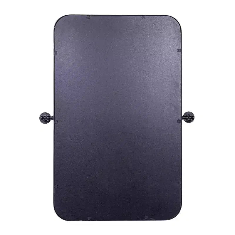 Flash Furniture Finlay Miroir Mural Pivotant en Métal - Grand Miroir de Maquillage d'Appoint pour Salle de Bain