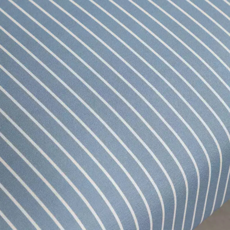 Chaise d'appoint sans accoudoirs rembourrée à rayures Boten de Roundhill Furniture, bleue
