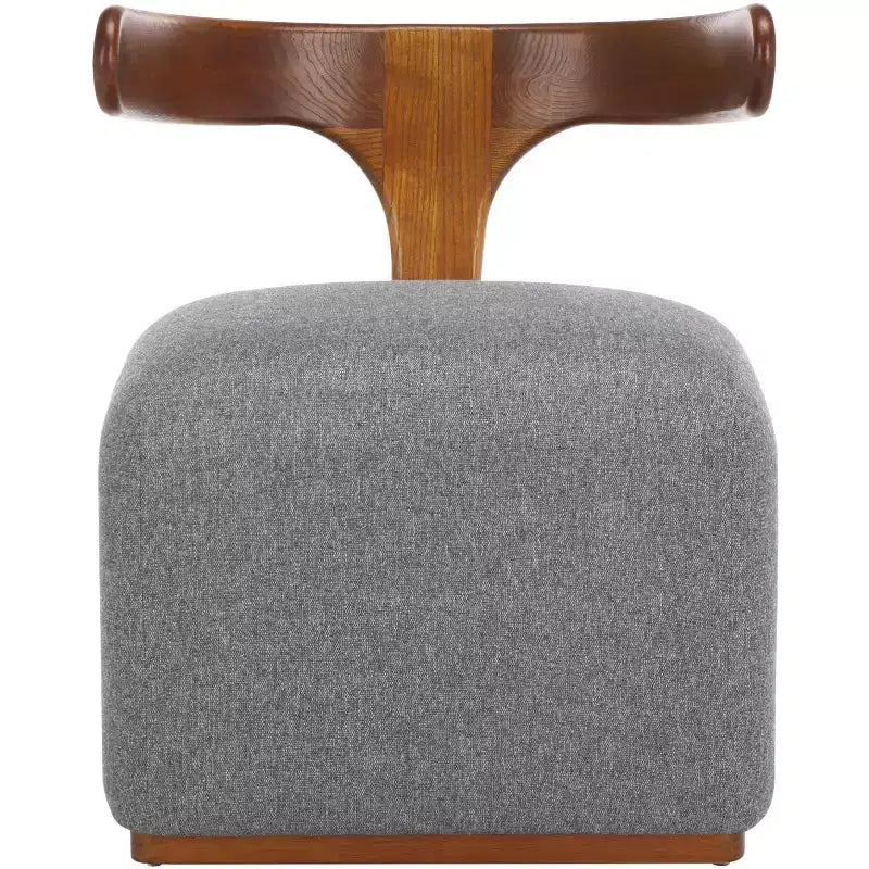 Oreus Accent Chair - ACH3400A - Grey/Walnut - Safavieh