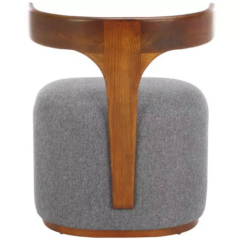 Fauteuil Oreus - ACH3400A - Gris/Noyer - Safavieh