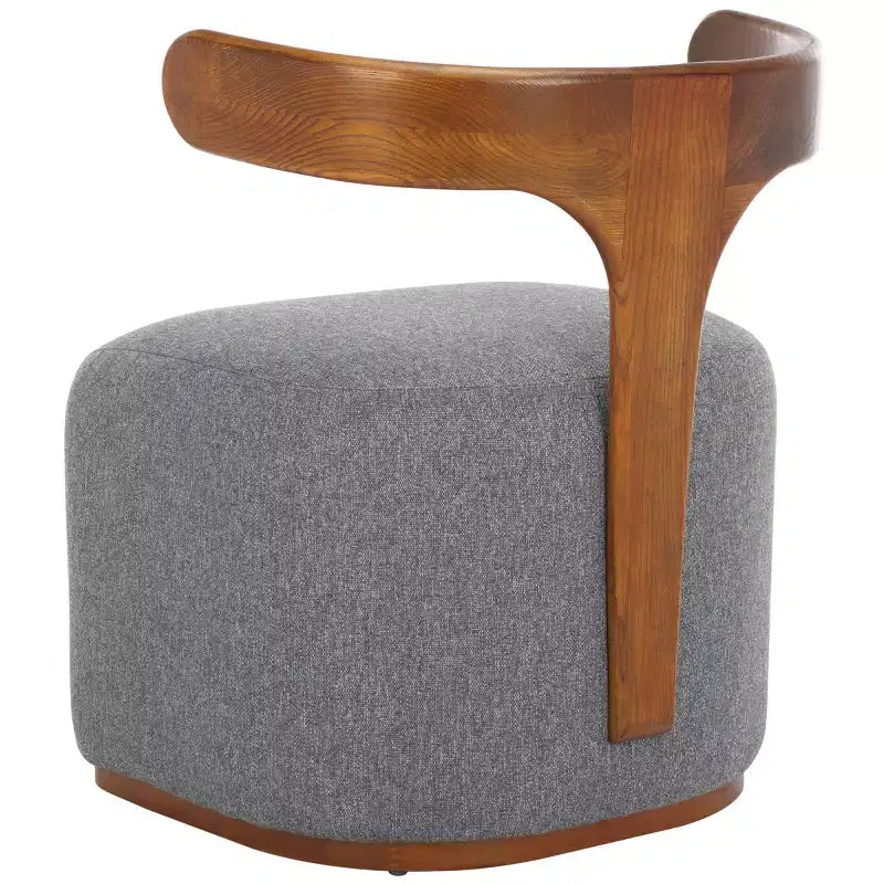 Fauteuil Oreus - ACH3400A - Gris/Noyer - Safavieh