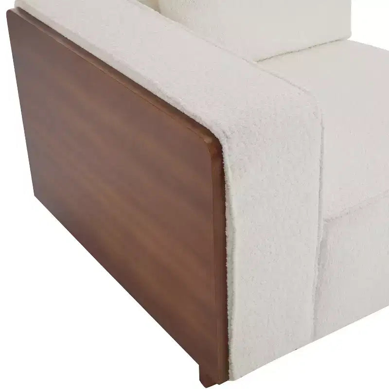 Christopher Knight Home Canapé d'angle en L rembourré Avery avec oreillers, beige/marron