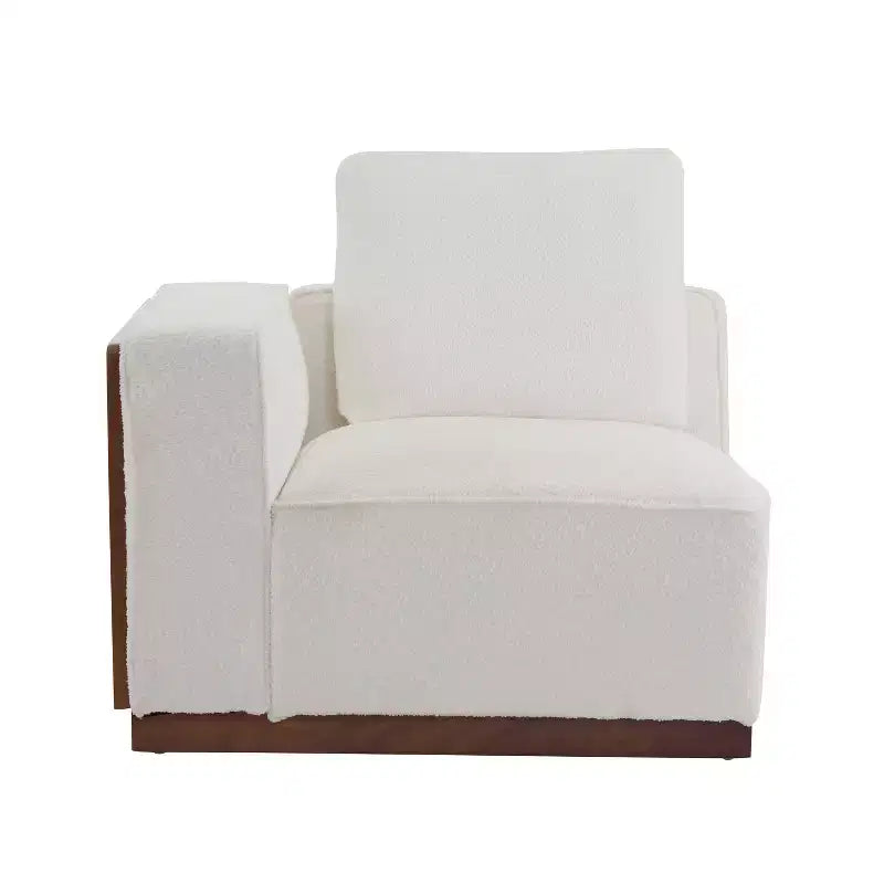 Christopher Knight Home Canapé d'angle en L rembourré Avery avec oreillers, beige/marron