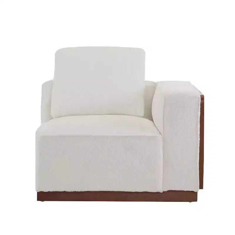 Christopher Knight Home Canapé d'angle en L rembourré Avery avec oreillers, beige/marron