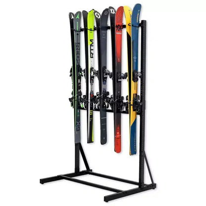 Teal Triangle Freestanding G-Ski | Holds 5 Pairs of Skis