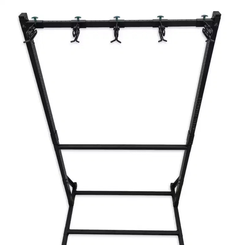 Trépied triangulaire pour skis G-Ski, couleur sarcelle | Contient 5 paires de skis