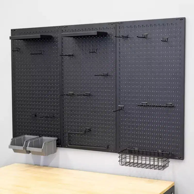 StoreYourBoard Panneau perforé impeccable 51 x 32 | 20 accessoires