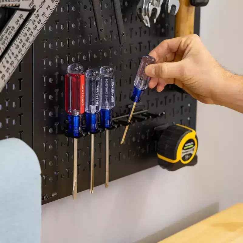 StoreYourBoard Panneau perforé impeccable 51 x 32 | 20 accessoires