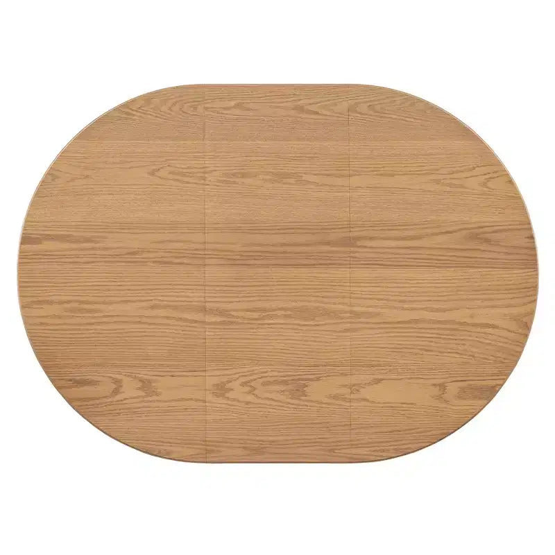 Ensemble de salle à manger fonctionnel Whisen 5 pièces, style rustique rétro, avec 1 table extensible et 4 chaises rembourrées