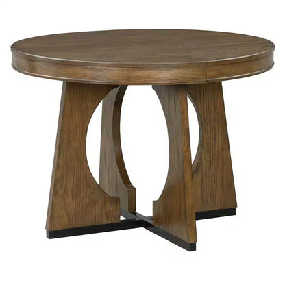Ensemble de salle à manger fonctionnel Whisen 5 pièces, style rustique rétro, avec 1 table extensible et 4 chaises rembourrées