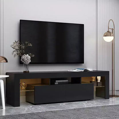 Meuble TV Moderne Pour Téléviseurs Jusqu'à 70 Pouces, Meuble TV Mural avec Tiroir de Rangement, Console Multimédia pour Salon Chambre Bureau