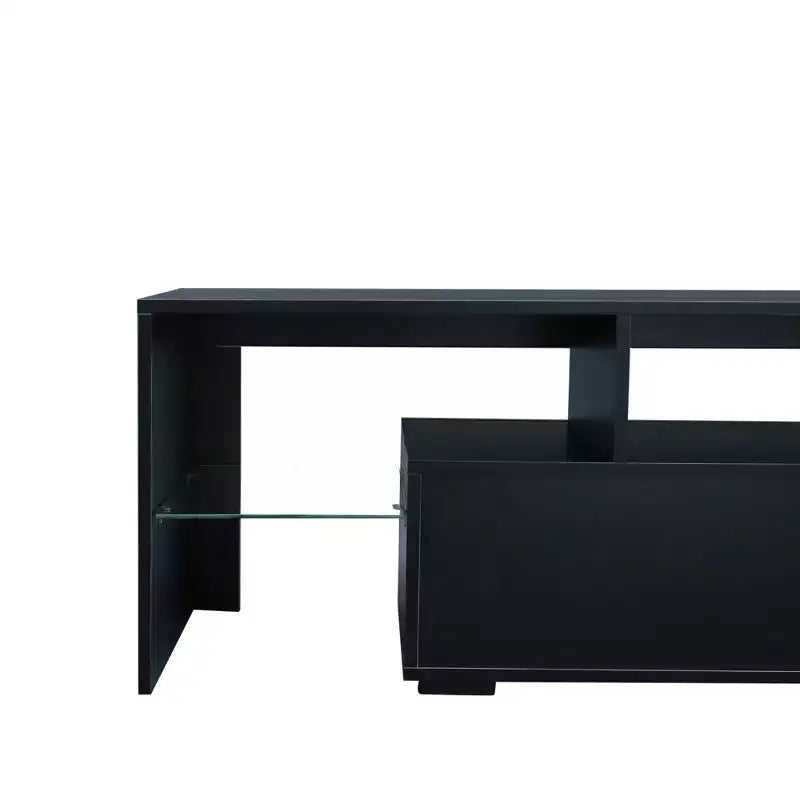 Meuble TV Moderne Pour Téléviseurs Jusqu'à 70 Pouces, Meuble TV Mural avec Tiroir de Rangement, Console Multimédia pour Salon Chambre Bureau