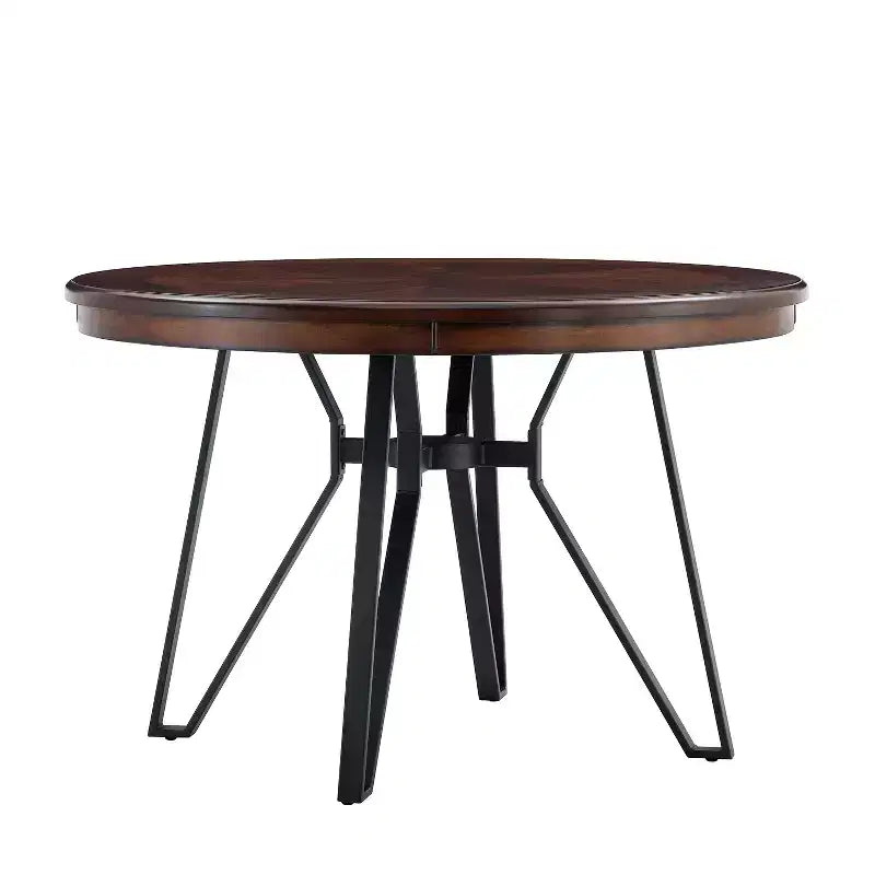 Table de salle à manger ronde Christopher Knight Home Wedy 46.85, 4 places, avec pieds épingle