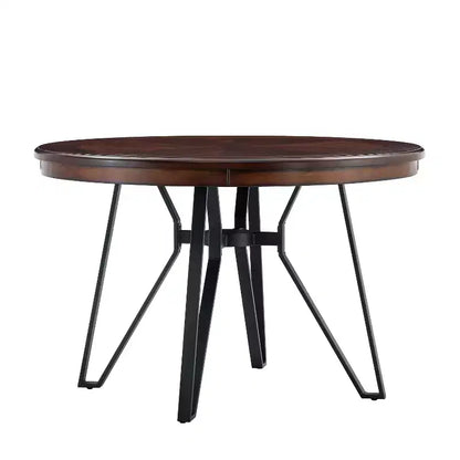Table de salle à manger ronde Christopher Knight Home Wedy 46.85, 4 places, avec pieds épingle
