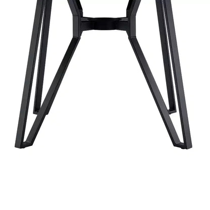 Table de salle à manger ronde Christopher Knight Home Wedy 46.85, 4 places, avec pieds épingle