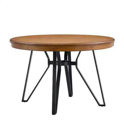 Table de salle à manger ronde Christopher Knight Home Wedy 46.85, 4 places, avec pieds épingle