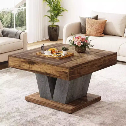 Tribesigns Table Basse Carrée 31,5 Po
