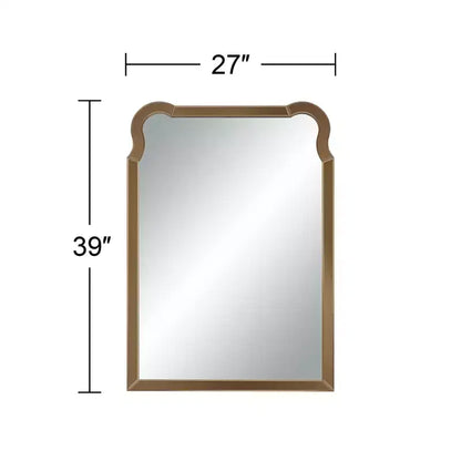 Miroir Mural Rectangulaire Natalya 27 x 39 Or Chaud Noble Park