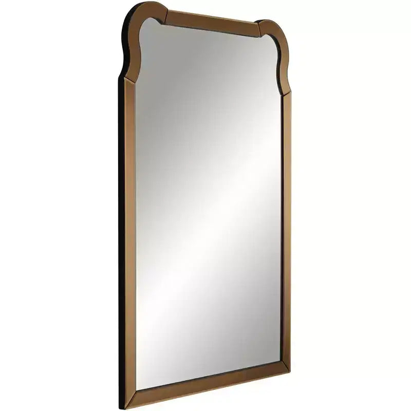 Miroir Mural Rectangulaire Natalya 27 x 39 Or Chaud Noble Park