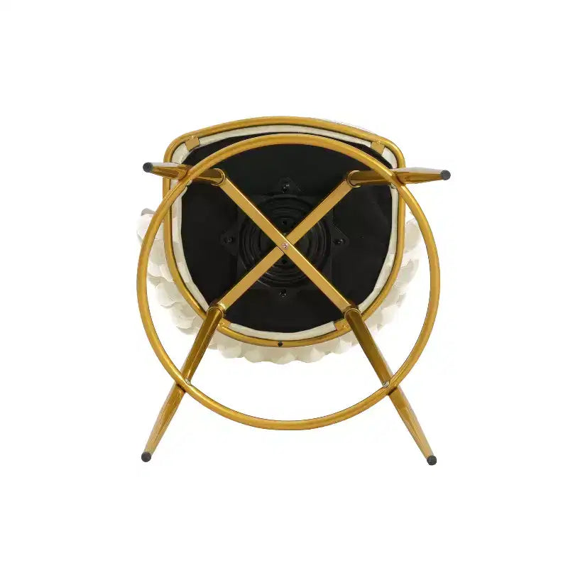 Lot de 2 tabourets de bar pivotants hauteur comptoir, dossier bas, rembourrés, pour salle à manger, pub, cuisine avec repose-pieds - Christopher Knight Home