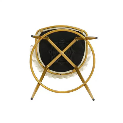 Lot de 2 tabourets de bar pivotants hauteur comptoir, dossier bas, rembourrés, pour salle à manger, pub, cuisine avec repose-pieds - Christopher Knight Home