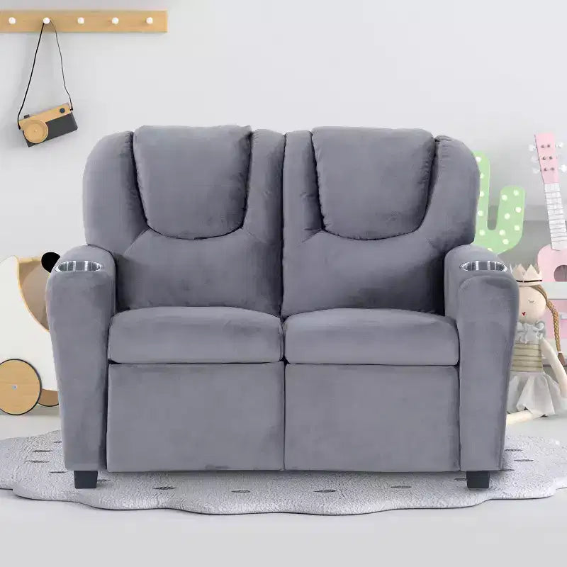 Causeuse inclinable de luxe pour enfants Home Imports Emporium - Causeuse inclinable chic avec fonction de poussée-dossier