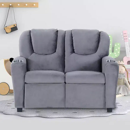 Causeuse inclinable de luxe pour enfants Home Imports Emporium - Causeuse inclinable chic avec fonction de poussée-dossier