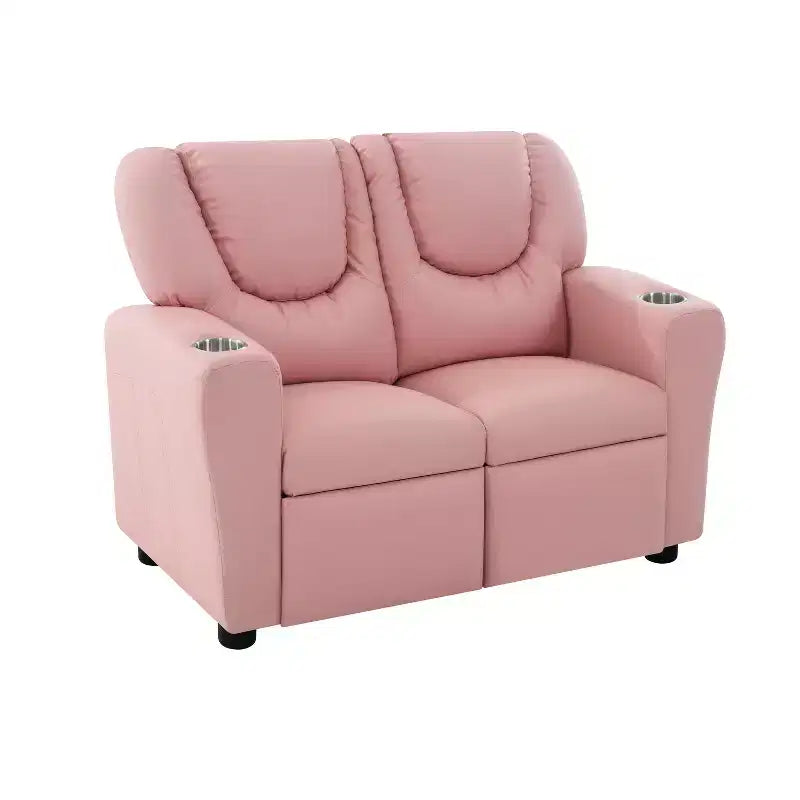 Causeuse inclinable de luxe pour enfants Home Imports Emporium - Causeuse inclinable chic avec fonction de poussée-dossier