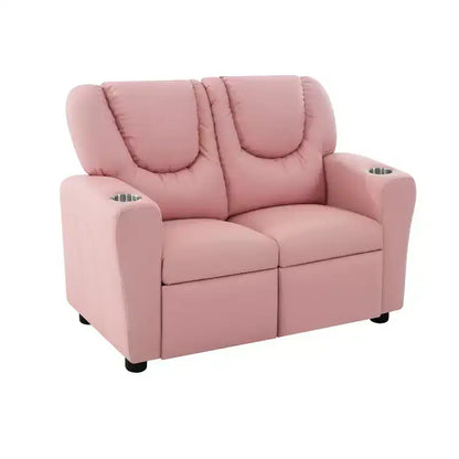 Causeuse inclinable de luxe pour enfants Home Imports Emporium - Causeuse inclinable chic avec fonction de poussée-dossier