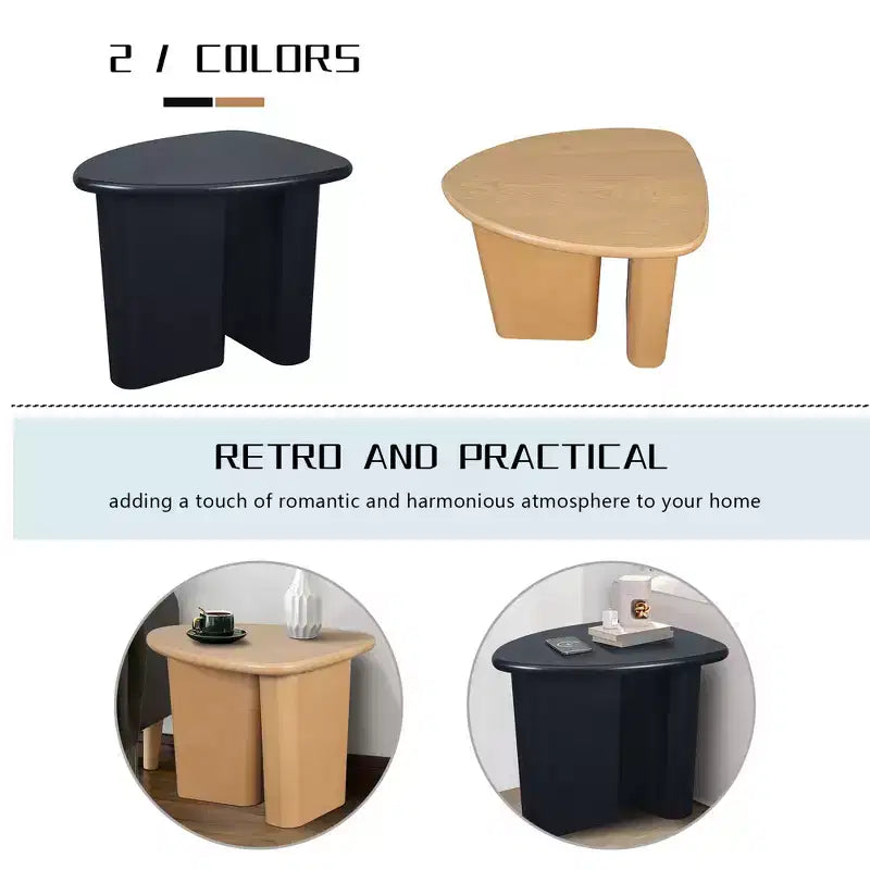 Zeus & Ruta Table d'appoint conique de 90,34 cm pour plateau de table