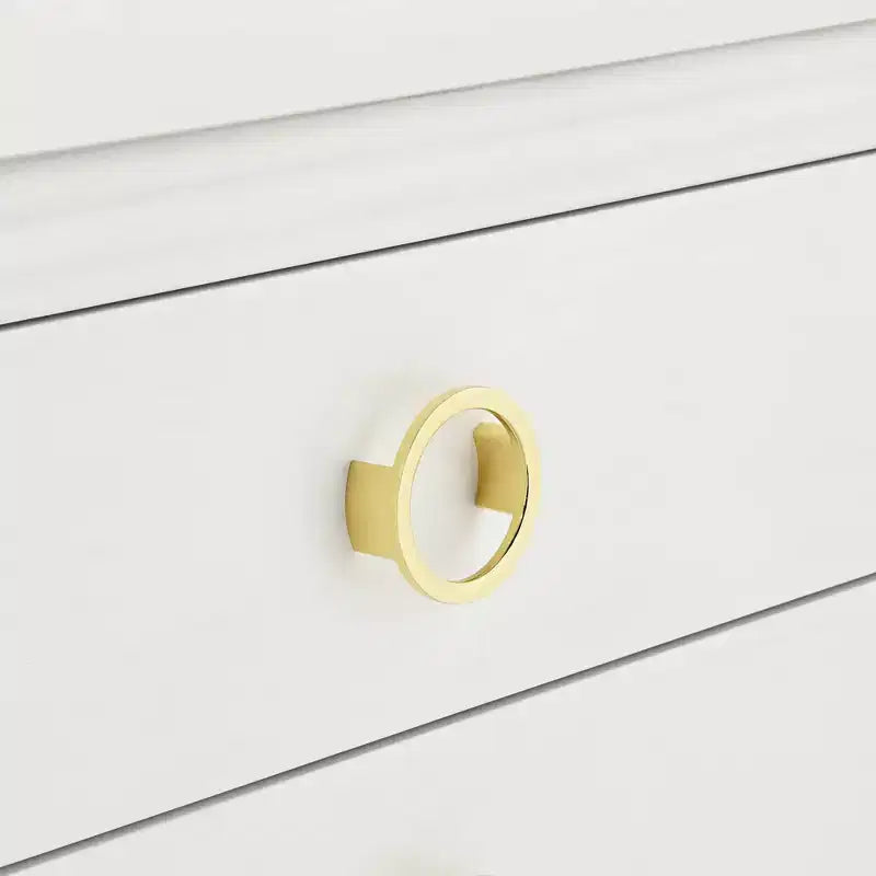 Commode d'appoint à 3 tiroirs Oslo 32W blanche Crestview Collection