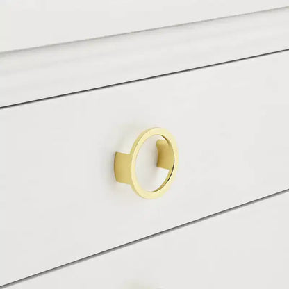 Commode d'appoint à 3 tiroirs Oslo 32W blanche Crestview Collection