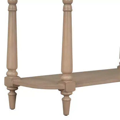 Console d'angle rétractable Whisen avec tiroir supérieur et étagère ouverte pour salon et entrée
