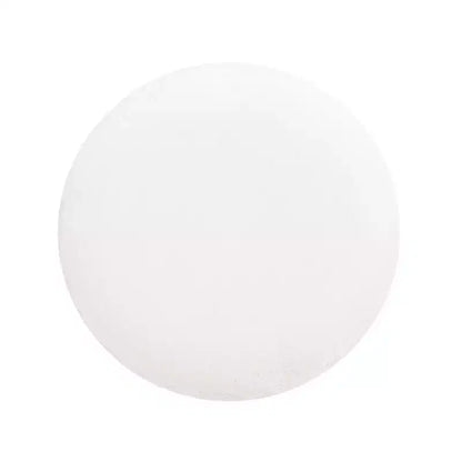Jennifer Taylor Home Tilly Pouf ottoman rond de 42 cm en fausse fourrure et bois, fausse fourrure blanche Cottontail