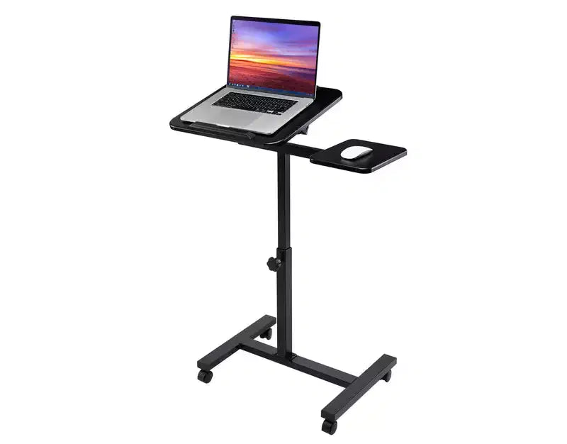 Chariot de bureau mobile inclinable Seville Classics 26 avec tapis de souris