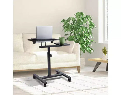 Chariot de bureau mobile inclinable Seville Classics 26 avec tapis de souris