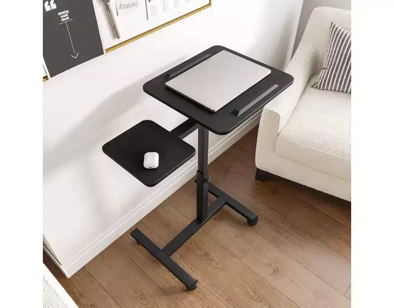 Chariot de bureau mobile inclinable Seville Classics 26 avec tapis de souris