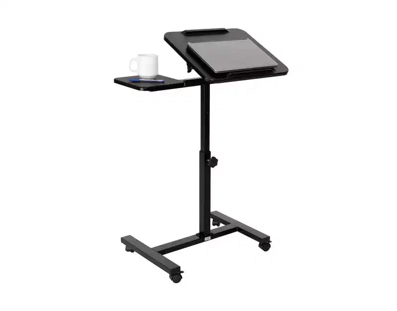 Chariot de bureau mobile inclinable Seville Classics 26 avec tapis de souris