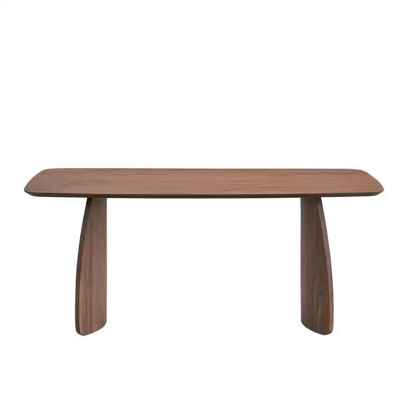 Table à manger rectangulaire GDFStudio Jill 71 en bois avec pieds sculpturaux