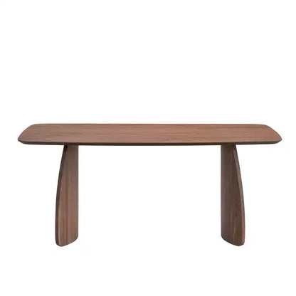 Table à manger rectangulaire GDFStudio Jill 71 en bois avec pieds sculpturaux