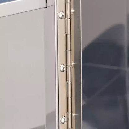 Armoire à pharmacie éclairée par LED avec miroir, organisateur de salle de bain mural à brancher avec 3 étagères de rangement