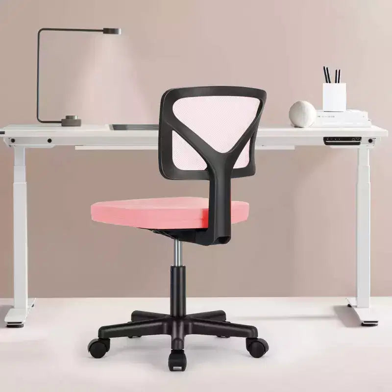Zen Minimalist Office Pod - WhisperRoll Casters and Breathable Back