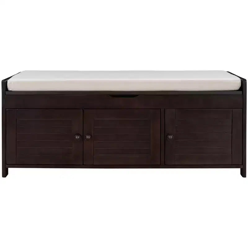 Banc de chambre AndMakers de 43,5 po avec 3 portes