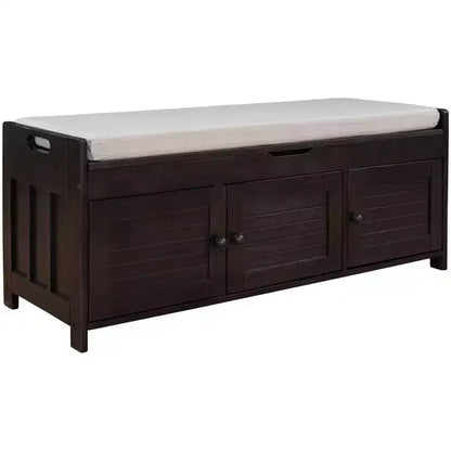 Banc de chambre AndMakers de 43,5 po avec 3 portes
